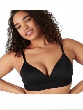 PINK Black Wireless Bra